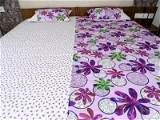 Doppelganger Homes Colorful Flower Designer Double Bed Sheet