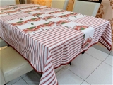 Doppelganger Homes Cotton Dining Table Cover, Runner & Placemat set (8PCS)-33