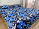 Doppelganger Homes Floral cotton Double Bed Sheet-103