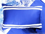 Doppelganger Homes Shades of Blue Single Bedsheet-14