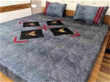 Embroidered  Double Bed Sheet-147