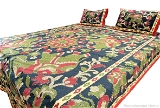 Kantha Embroidery Double Bed Sheet-39