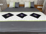 Embroidered  Double Bed Sheet-151