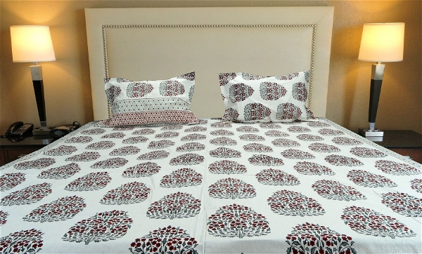 Doppelganger Homes Floral Double Bed sheet-65