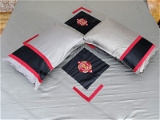 Embroidered  Double Bed Sheet-141