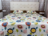 Doppelganger Homes Floral cotton Double Bed Sheet-110