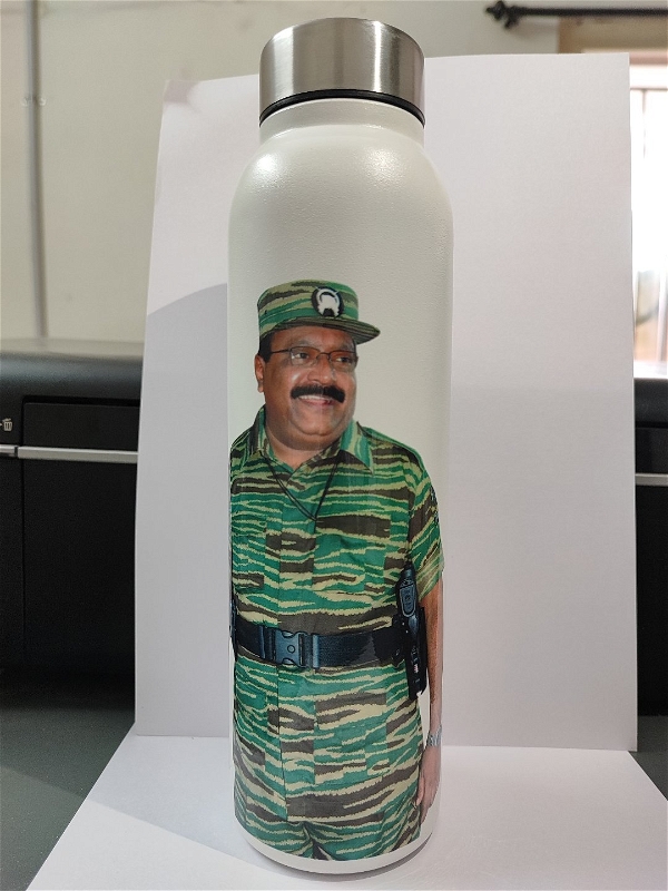 950ml Captain Prabhakaran Printed SS Bottle (W)