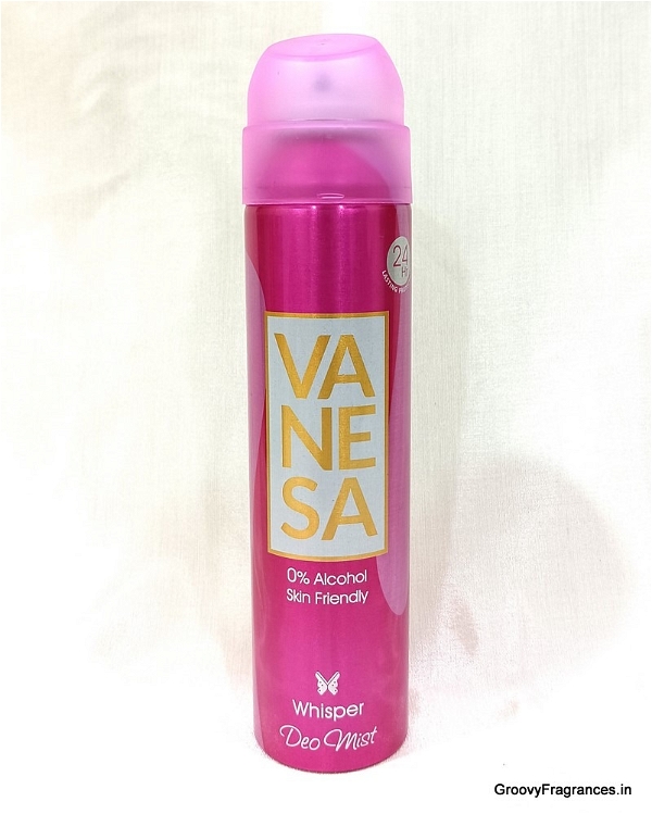 Deodorants Vanesa Whisper No Alcohol Skin Friendly Deodorant Mist (150ml, Pack of 1)