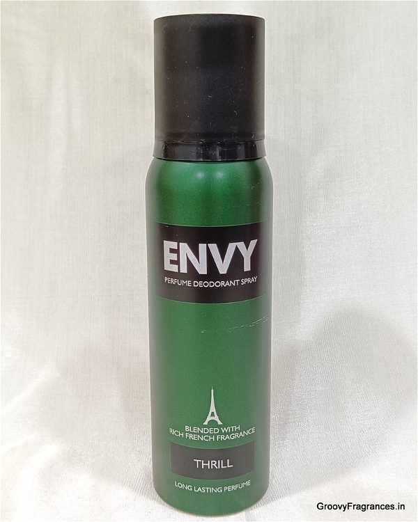 Deodorants Envy THRILL Perfume Deodorant Spray No Gas For Men (120 ml, Pack of 1) - 120ML
