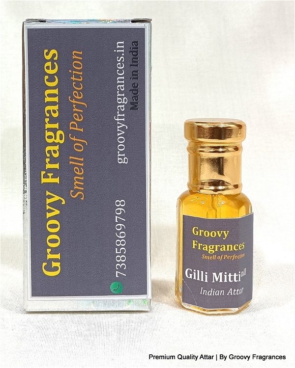 Groovy Fragrances Gilli Mitti Long Lasting Perfume Roll-On Attar | Indian Natural Attar | Alcohol Free by Groovy Fragrances - 6ML