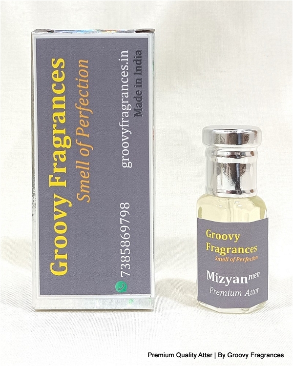Groovy Fragrances Mizyan Long Lasting Perfume Roll-On Attar | For Men | Alcohol Free by Groovy Fragrances - 6ML
