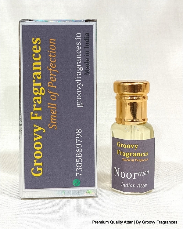 Groovy Fragrances Noor Long Lasting Perfume Roll-On Attar | For Men | Alcohol Free by Groovy Fragrances - 6ML