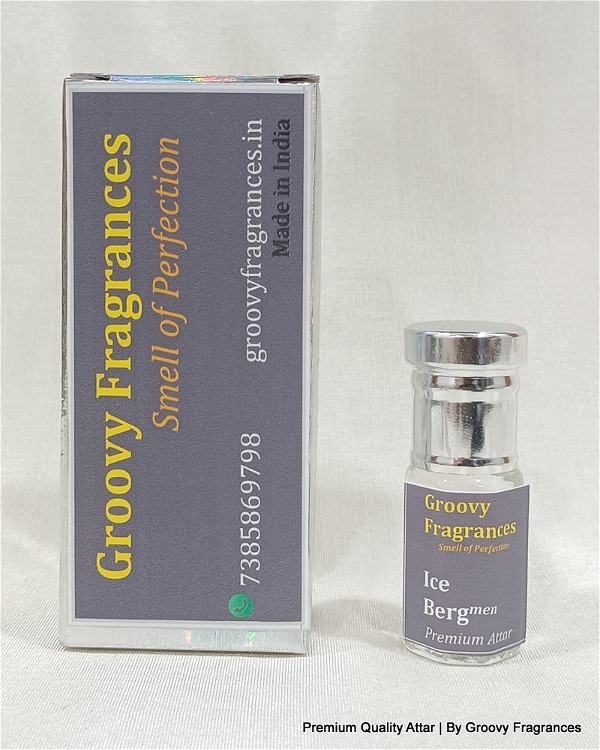 Groovy Fragrances ICEBERG Long Lasting Perfume Roll-On Attar | Unisex | Alcohol Free by Groovy Fragrances - 3ML
