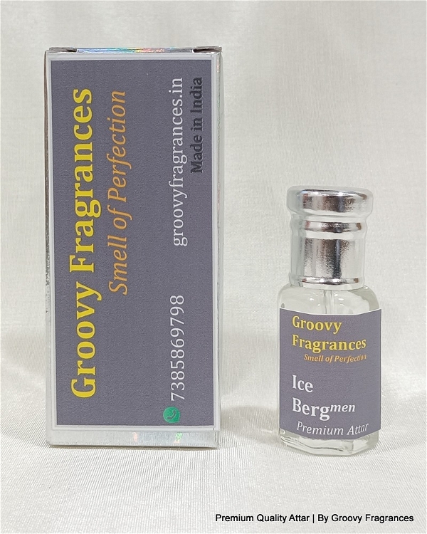 Groovy Fragrances ICEBERG Long Lasting Perfume Roll-On Attar | Unisex | Alcohol Free by Groovy Fragrances - 6ML
