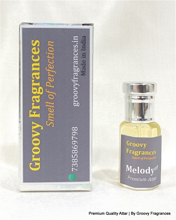 Groovy Fragrances Melody Long Lasting Perfume Roll-On Attar | Unisex | Alcohol Free by Groovy Fragrances - 6ML