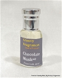 Groovy Fragrances Chocolate Musk Long Lasting Perfume Roll-On Attar | Unisex | Alcohol Free by Groovy Fragrances - 6ML