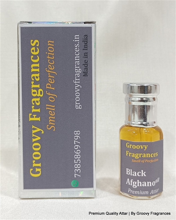 Groovy Fragrances Black Afghano Long Lasting Perfume Roll-On Attar | Unisex | Alcohol Free by Groovy Fragrances - 6ML
