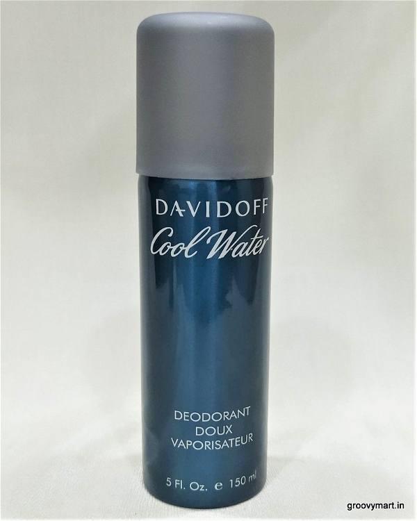 Deodorants DAVIDOFF COOL WATER for Men Deodorant Body Spray (150ml, Pack of 1) - 150ML