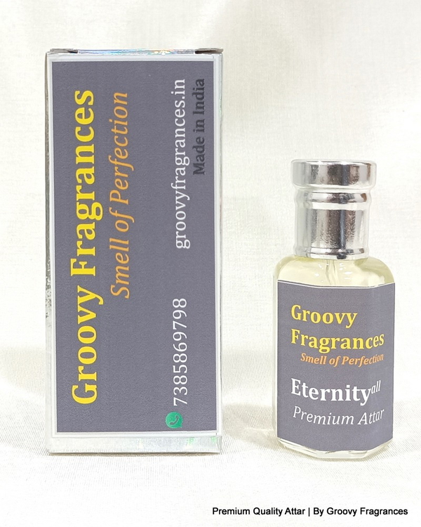 Groovy Fragrances Eternity Long Lasting Perfume Roll-On Attar | Unisex | Alcohol Free by Groovy Fragrances - 12ML