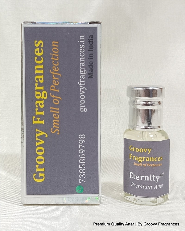 Groovy Fragrances Eternity Long Lasting Perfume Roll-On Attar | Unisex | Alcohol Free by Groovy Fragrances - 6ML