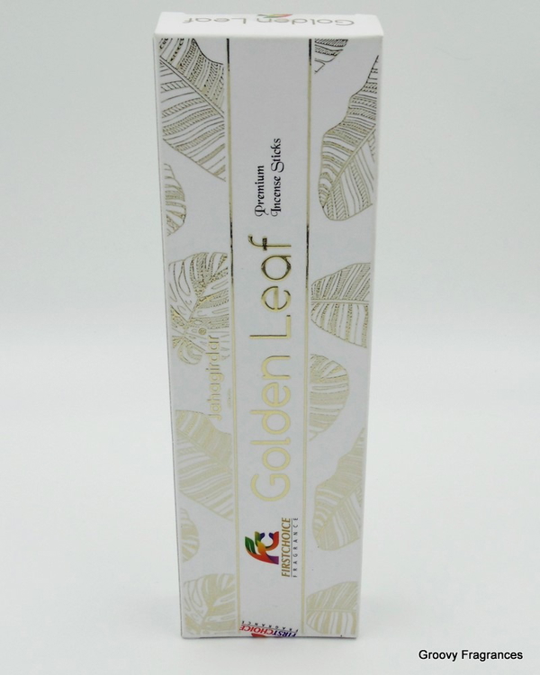 FIRSTCHOICE GOLDEN LEAF Original NATURAL INCENSE STICKS Long Lasting Mesmerizing Scent Luxury Perfume Agarbatti | NO CHARCOAL - 100GM