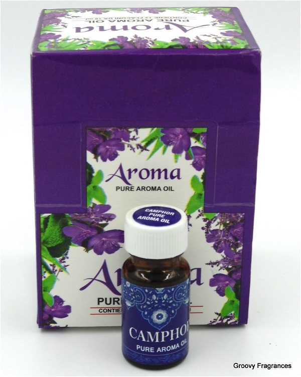 Aroma Camphor Pure Aroma Oil | 100% Pure & Natural | Premium Therapeutic Grade | Diffuser Oil | Aroma Oil | For Relaxation, Sleep, Tension Relief and Skin Care (10 ml) - 10ML