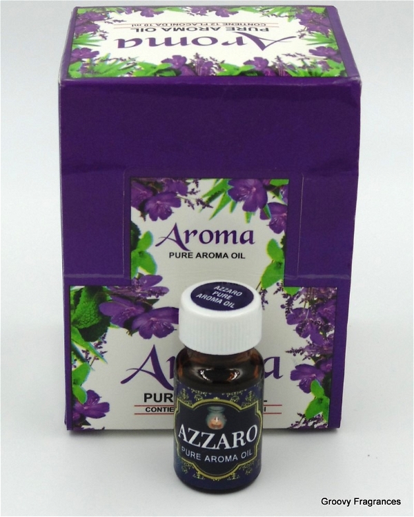 Aroma Azzaro Pure Aroma Oil | 100% Pure & Natural | Premium Therapeutic Grade | Diffuser Oil | Aroma Oil | For Relaxation, Sleep, Tension Relief and Skin Care (10 ml) - 10ML