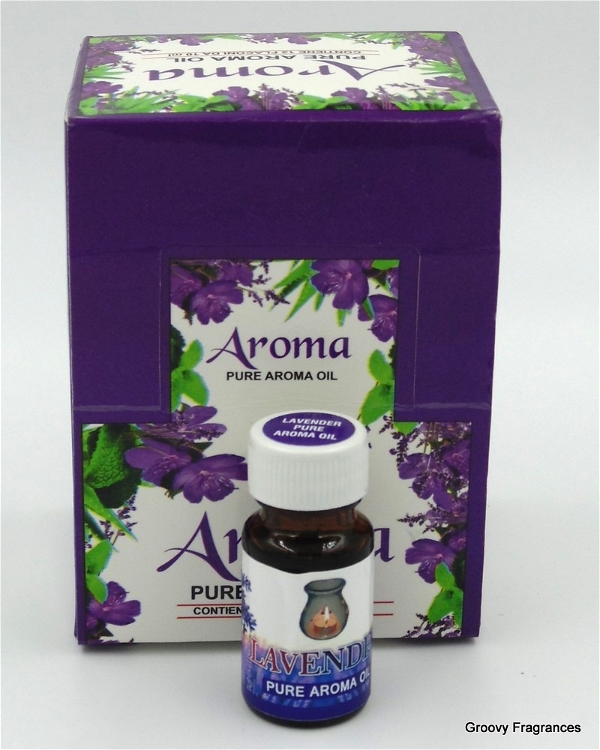 Aroma Lavender Pure Aroma Oil | 100% Pure & Natural | Premium Therapeutic Grade | Diffuser Oil | Aroma Oil | For Relaxation, Sleep, Tension Relief and Skin Care (10 ml) - 10ML