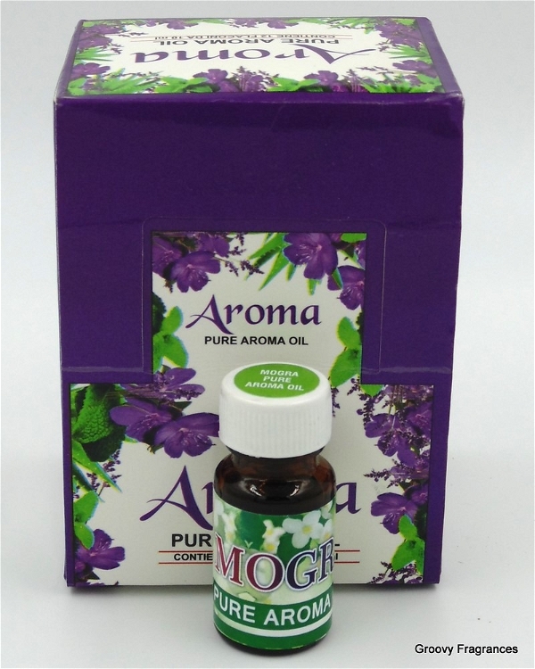Imported-Aroma Mogra Pure Aroma Oil | 100% Pure & Natural | Premium Therapeutic Grade | Diffuser Oil | Aroma Oil | For Relaxation, Sleep, Tension Relief and Skin Care (10 ml) - 10ML