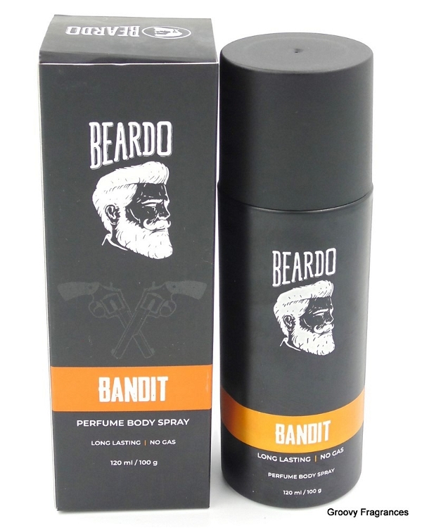Body Spray BEARDO BANDIT Long Lasting |No Gas Perfume Body Spray For Men (120ML, Pack of 1) - 120Ml