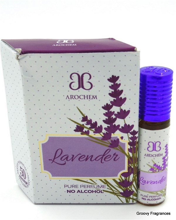 Arochem LAVENDER Perfume Roll-On Attar Free from ALCOHOL - 6ML