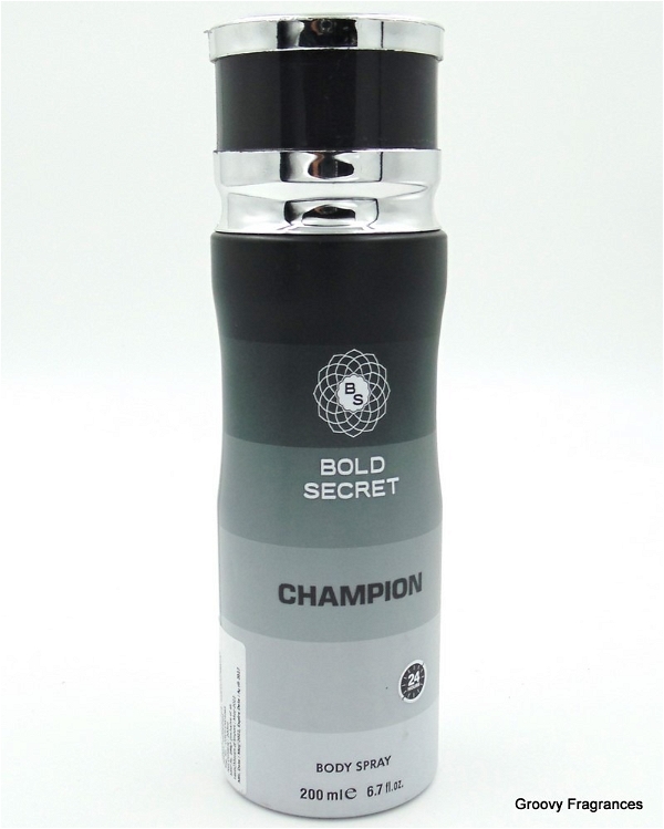 Bold Secret CHAMPION Long Lasting |24 Hours Perfume Body Spray For (200ML, Pack of 1) - 200ML
