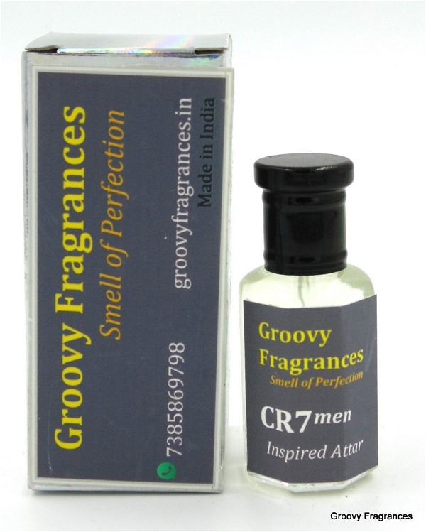 Groovy Fragrances CR7 Long Lasting Perfume Roll-On Attar | For Men | Alcohol Free by Groovy Fragrances - 12ML
