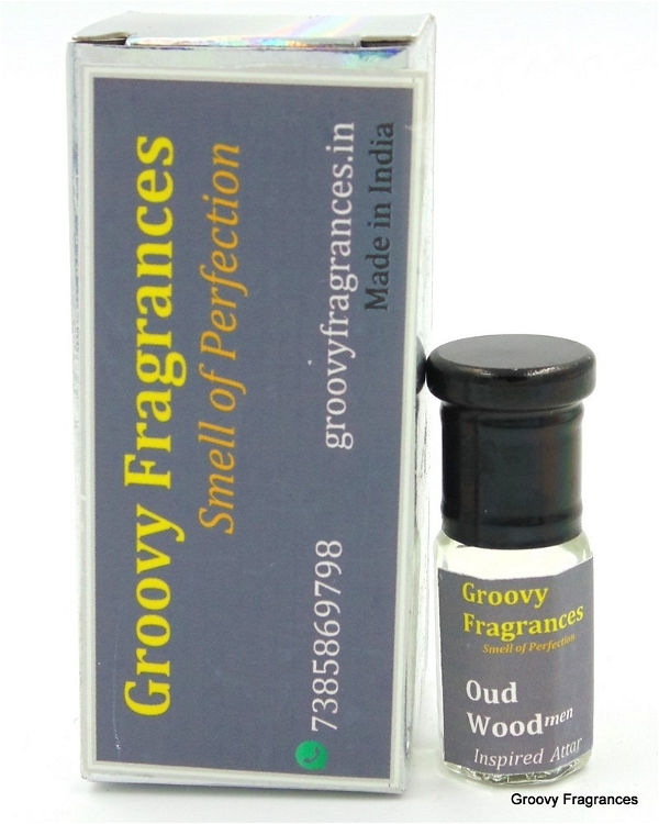 Groovy Fragrances Oud Wood Long Lasting Perfume Roll-On Attar | For Men | Alcohol Free by Groovy Fragrances - 3ML
