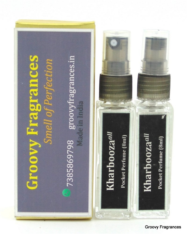 Groovy Fragrances Kharbooza Long Lasting Pocket Perfume 8ML (Pack of 2) | Unisex | By Groovy Fragrances - 8ML