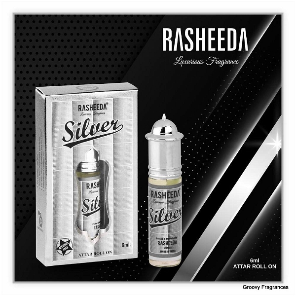 Rasheeda SILVER Perfume Roll-On Attar Free from ALCOHOL - 6ML