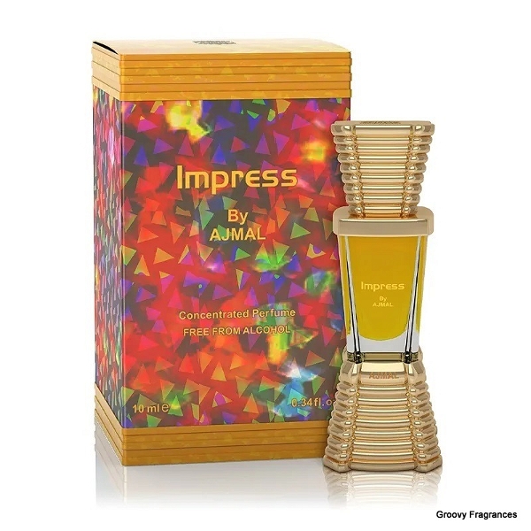 Imported-UAE Ajmal Impress concentrated Perfume Free from ALCOHOL - 10ML