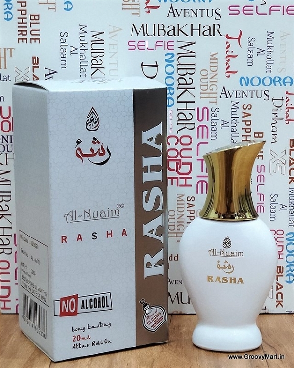 AL-Nuaim Al Nuaim Rasha Long Lasting Roll-On Attar (Itr) Gift Pack - 20ML