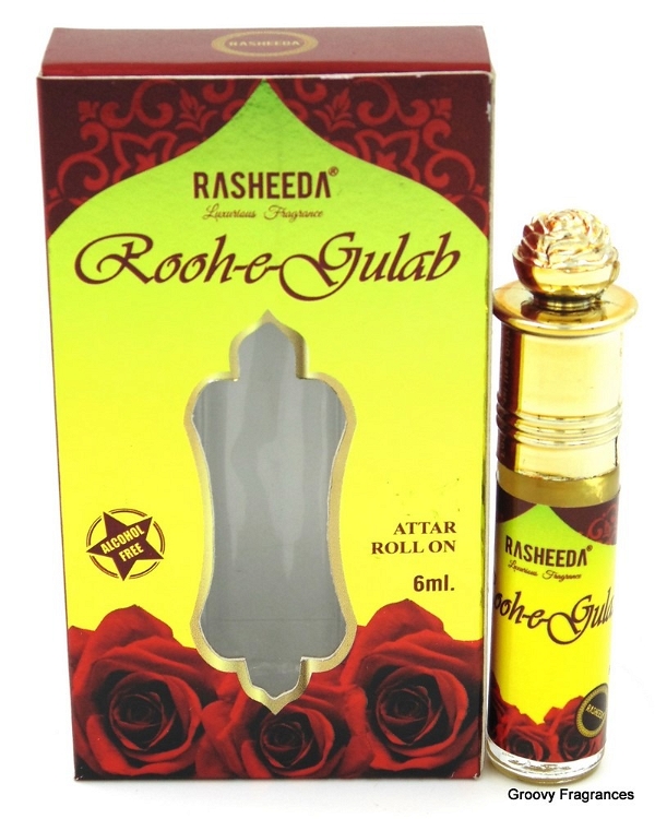 Rasheeda Rooh-e-Gulab Perfume Roll-On Attar Free from ALCOHOL - 6ML