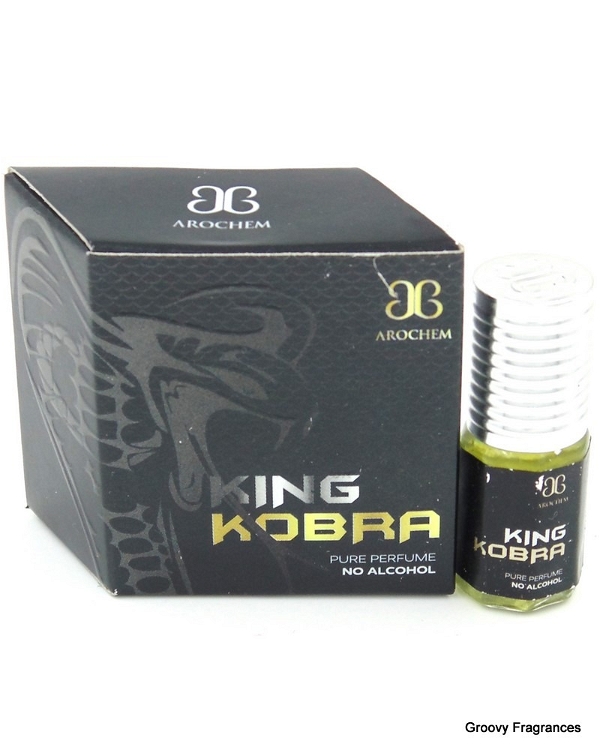 Arochem King Cobra Perfume Roll-On Attar Free from ALCOHOL - 2ML
