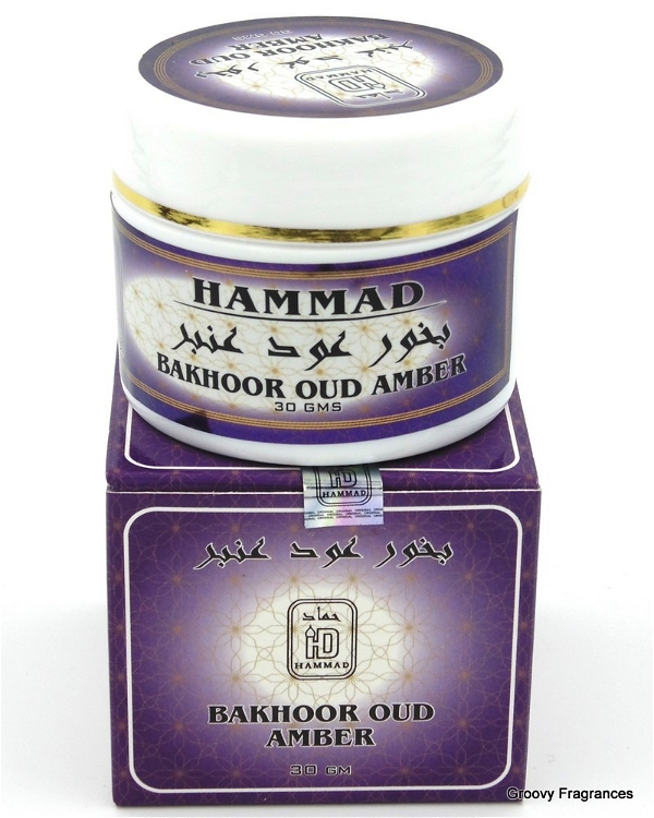 HAMMAD Bakhoor OUD AMBER Pure Premium Quality UAE product - 30 gms - 30GM