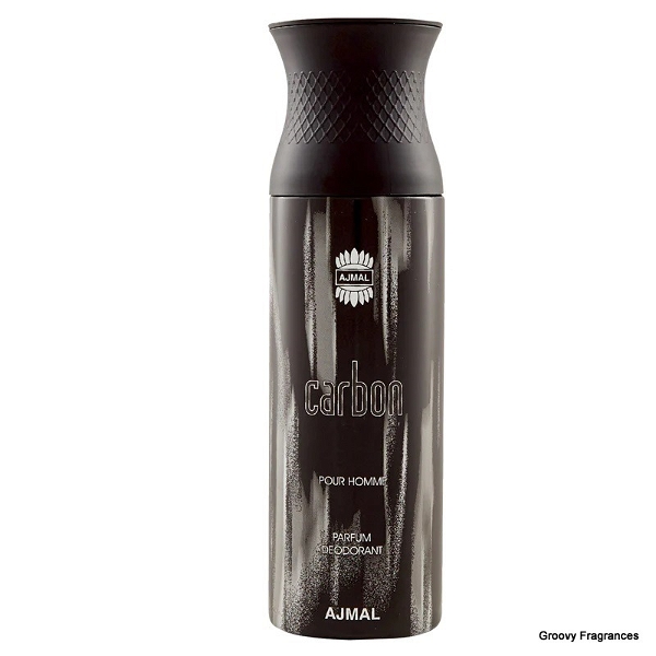 Imported Ajmal Carbon Perfume Deodorant 200ml For Men - 200ML