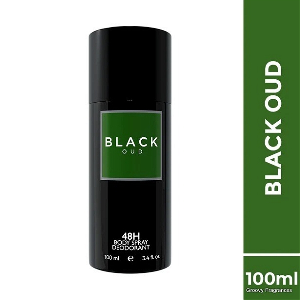 COLORBAR MAN Black OUD 48H Fragrance Deodorant Body Spray - 100ML
