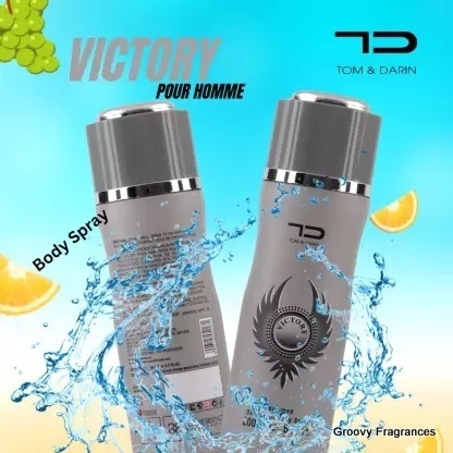 TD Tom & Darin VICTORY POUR HOMME Perfumed Deodorant Body Spray - 200ML