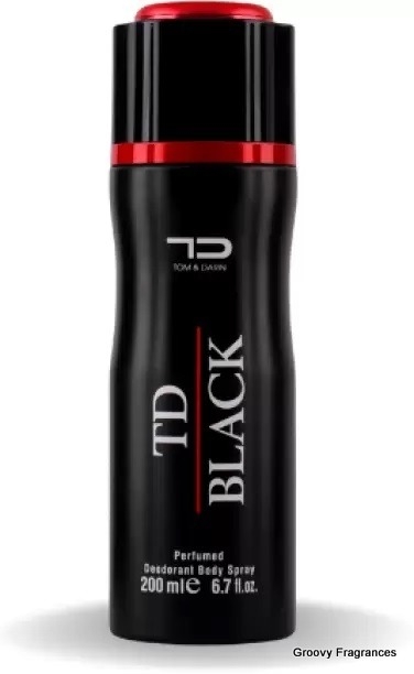 TD Tom & Darin TD BLACK Perfumed Deodorant Body Spray - 200ML
