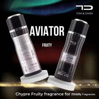 TD Tom & Darin TD AVIATOR Perfumed Deodorant Body Spray - 200ML