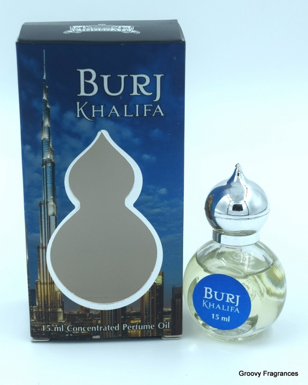 Al-Nafe Burj Khalifa Premium Perfume Roll-On Attar (Itr) - 15ML - 15ML