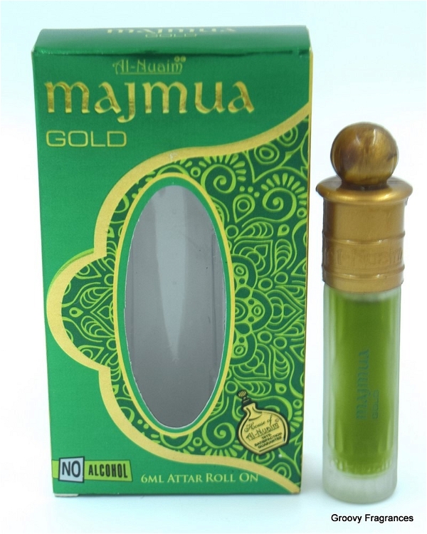 Al Nauim Al Nuaim Majmua Gold Perfume Roll-On Attar Free from ALCOHOL - 6ML