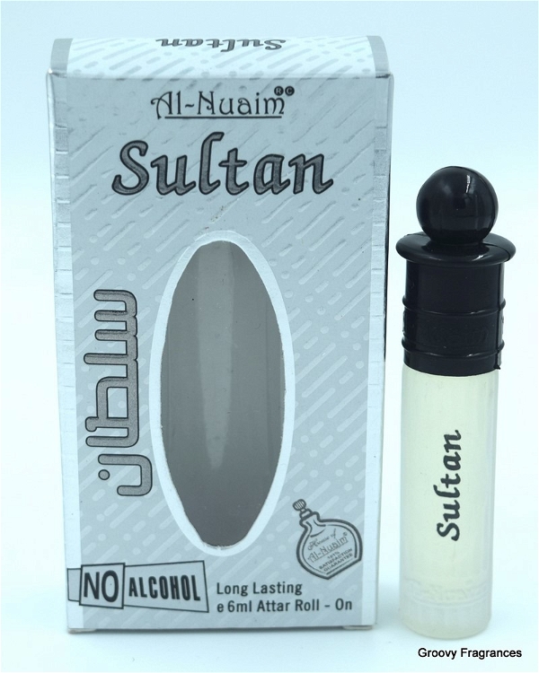 Al Nauim Al Nuaim Sultan Perfume Roll-On Attar Free from ALCOHOL - 6ML