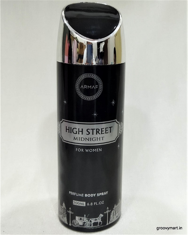 Body Spray's armaf high street midnight perfume body spray deodorant for women (200 ml, pack of 1)
